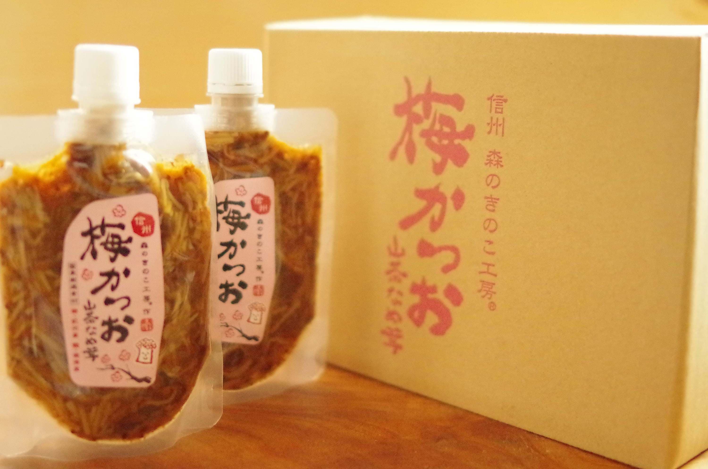信州森のきのこ工房 山茶なめ茸(梅かつお)